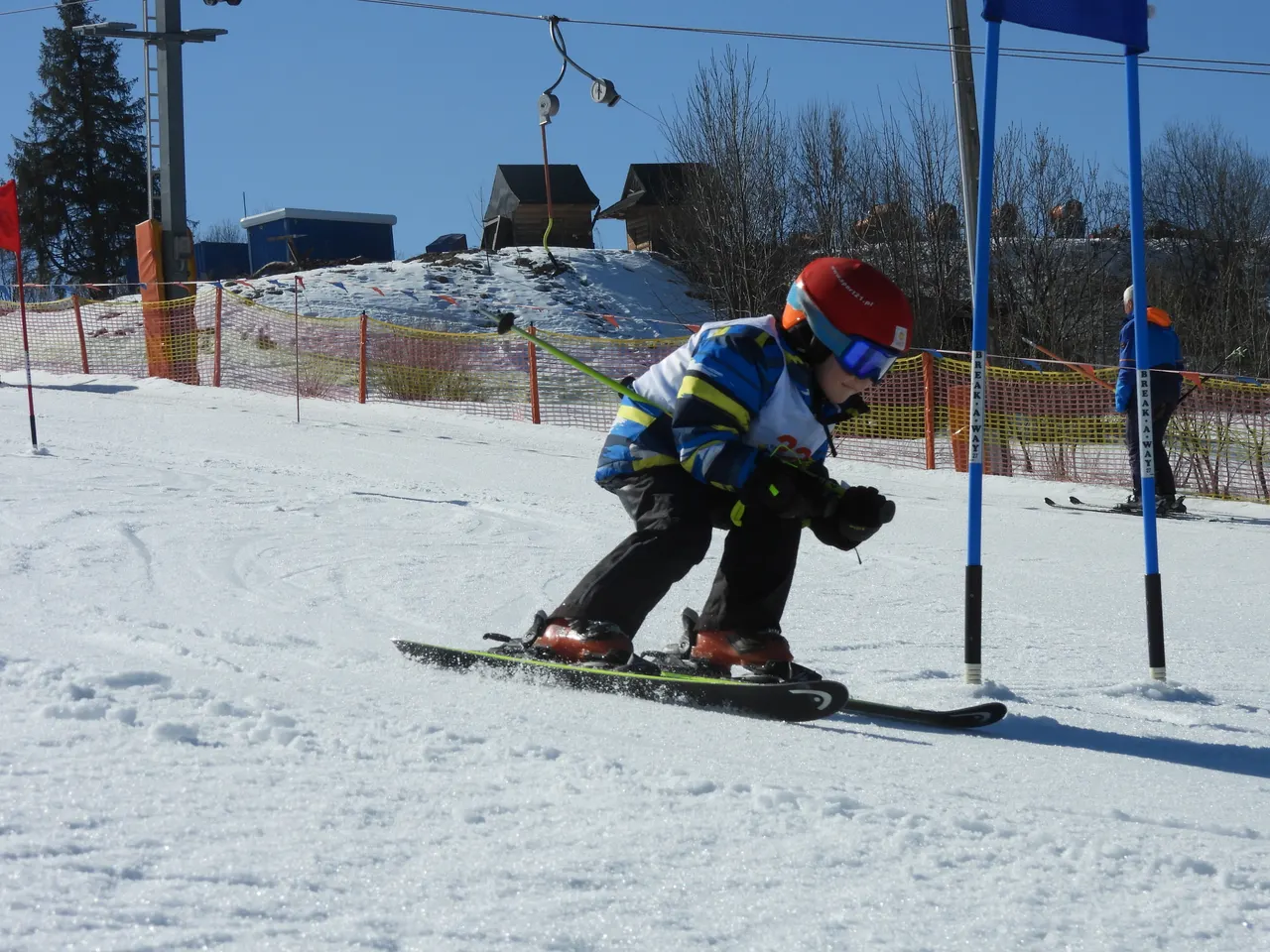 Slalom gigant na obozie zimowym Sport21 w Folgarii